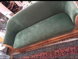 Schönes Biedermeier Vintage Sofa grün 3er Sofa guter Zustand