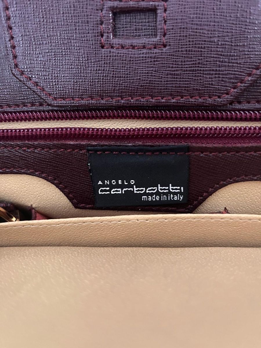 Taschen für Damen: Lederhandtasche Angelo Carbotti – Gebraucht aus Bettwil von Petrus59 3