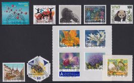 2011, unvollständige Jahresserie +Ersttags-Halbm.-Stempel.