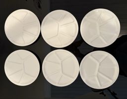 6-teiliges Set geteilte Servierplatten – Top-Qualität!