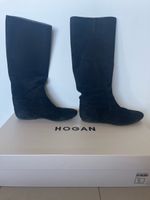 Hogan Stiefel, Schwarz Wildleder, Grösse 38, Top Zustand!