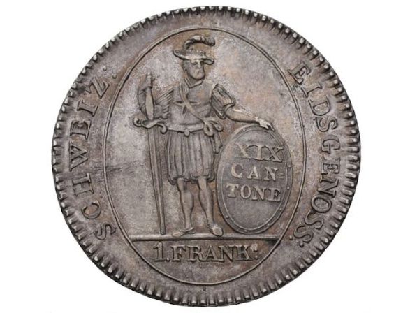Toutes les monnaies: Schweiz 1 Franken 1811 Bern – D'occasion à Tägerwilen par Beata1sager 1