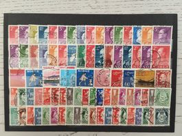 tolles Norwegen Lot gestempelt