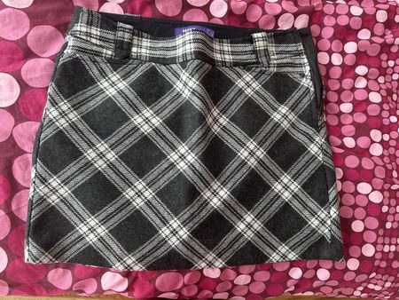 Mexx Minirock Gr. 38 Grau/Weiss - Frühlingslook!