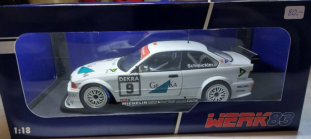 Miniature MINICHAMPS BMW 325i Coupé DTM 1994 Gedlich - Echelle 1/43 - Occasion