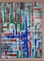 Gemälde Farbmosaik handmade 60×80