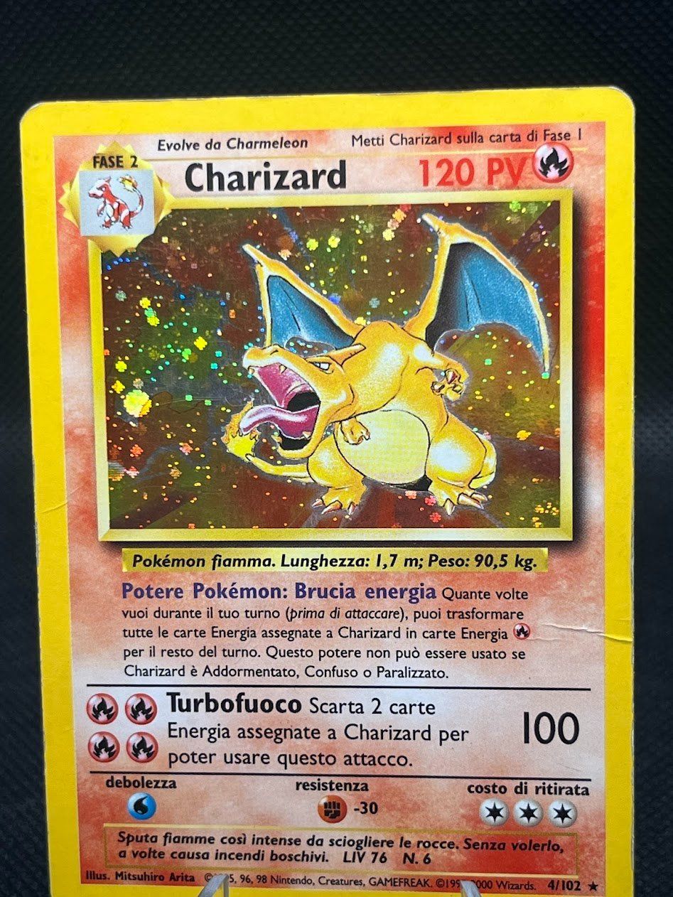 Pokémon Carte collezionabili: Pokemon -  Charizard Base set  4/102 Vintage – Usato da schaan venduto da Schokoloco 2