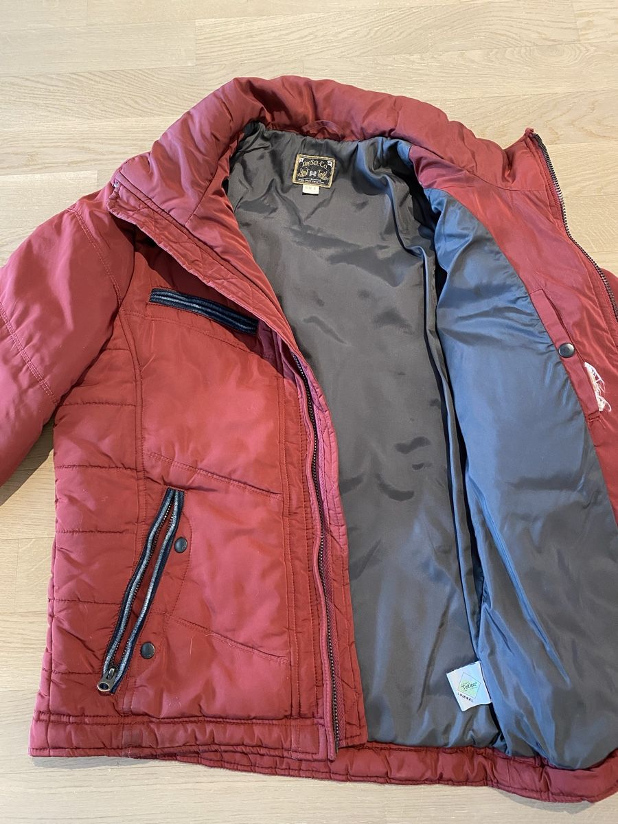Diesel Giacche: Diesel-Co Jacke bordeaux/jeans Gr. S – Usato da Krauchthal venduto da Le_Sa 4
