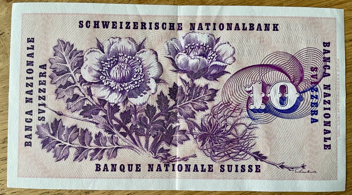 Banconote: Schweizer Banknoten fünfte Serie – Usato da Winterthur venduto da Susiundreini 3