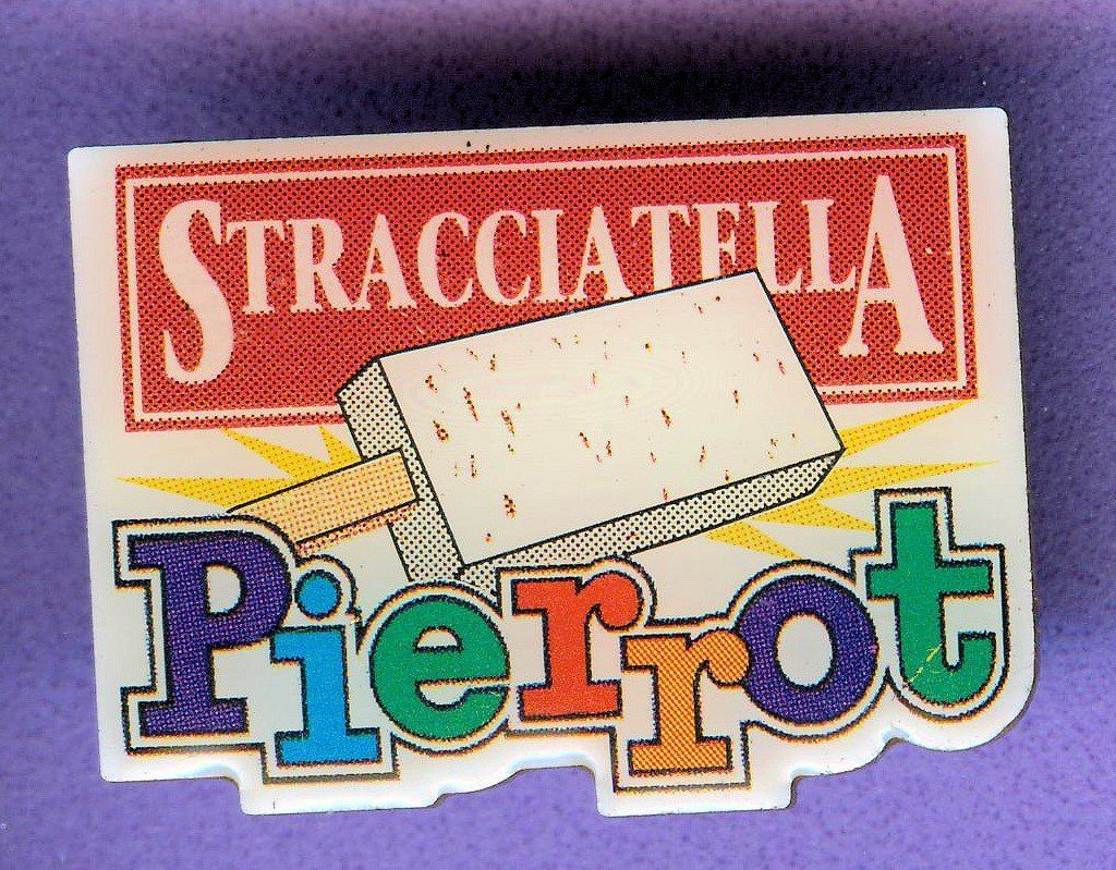 Placchette & Badge: Pierrot  STRACCIATELLA – Usato da Winterthur venduto da Sammleroase