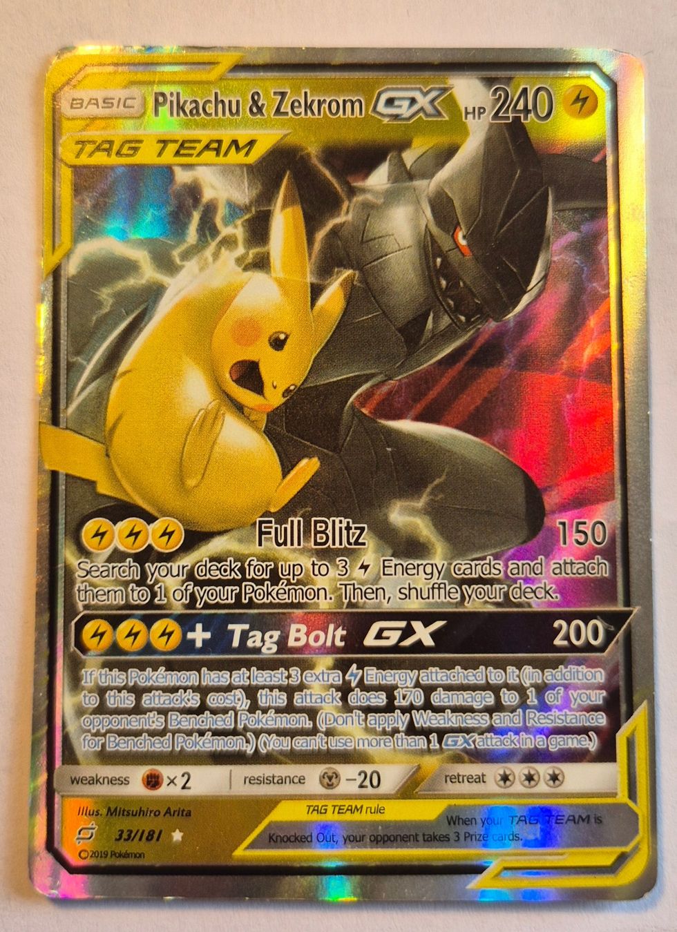 Cartoline: Tagteam Pikachu,Zekrom Gx – Usato da Nänikon venduto da Scarnuz13 1