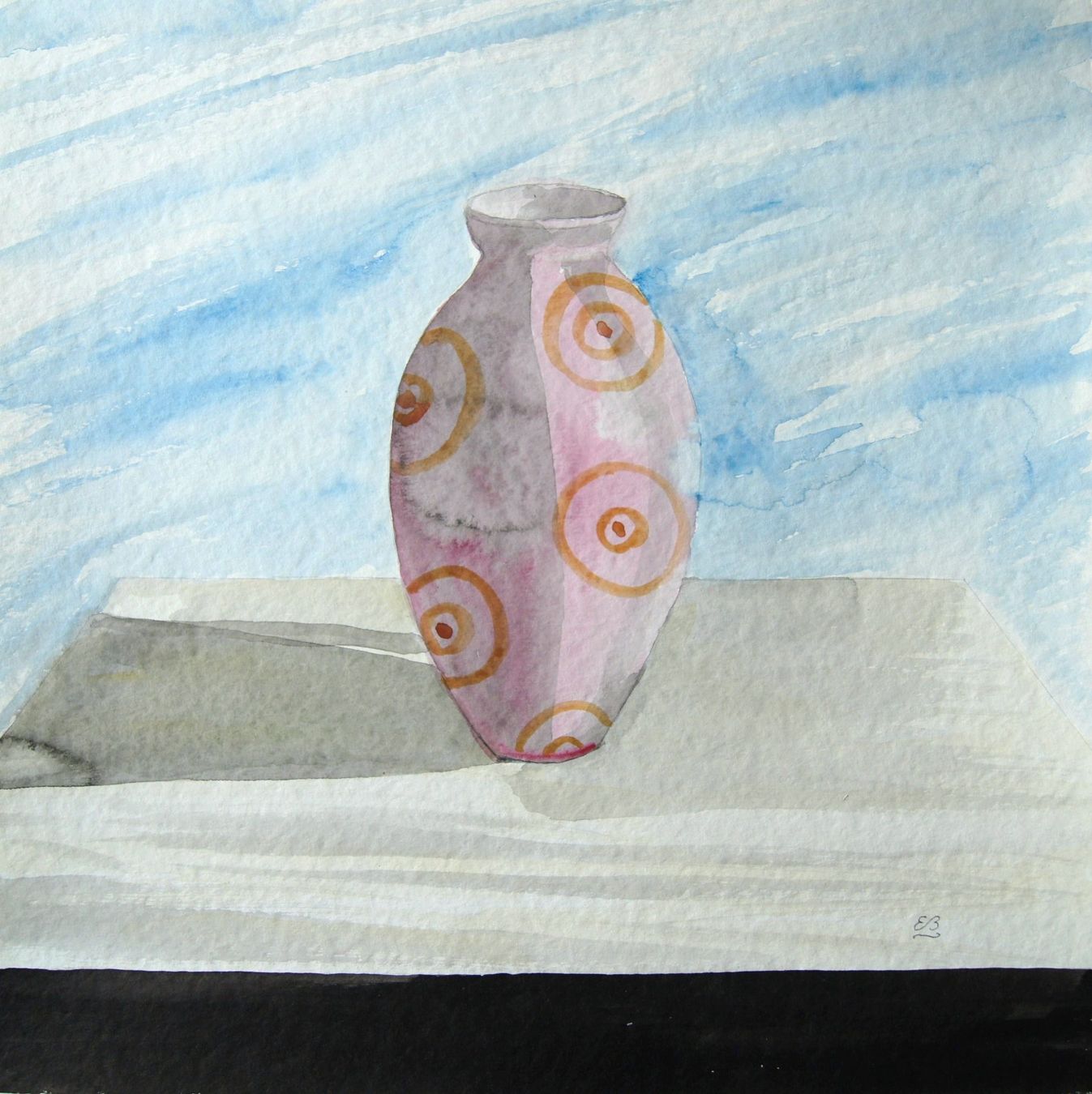 Dipinti: Aquarell: Die Vase – Nuovo (secondo la descrizione) da Fribourg venduto da erw_68dx