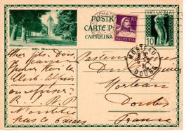 Bildpostkarte nach Frankreich