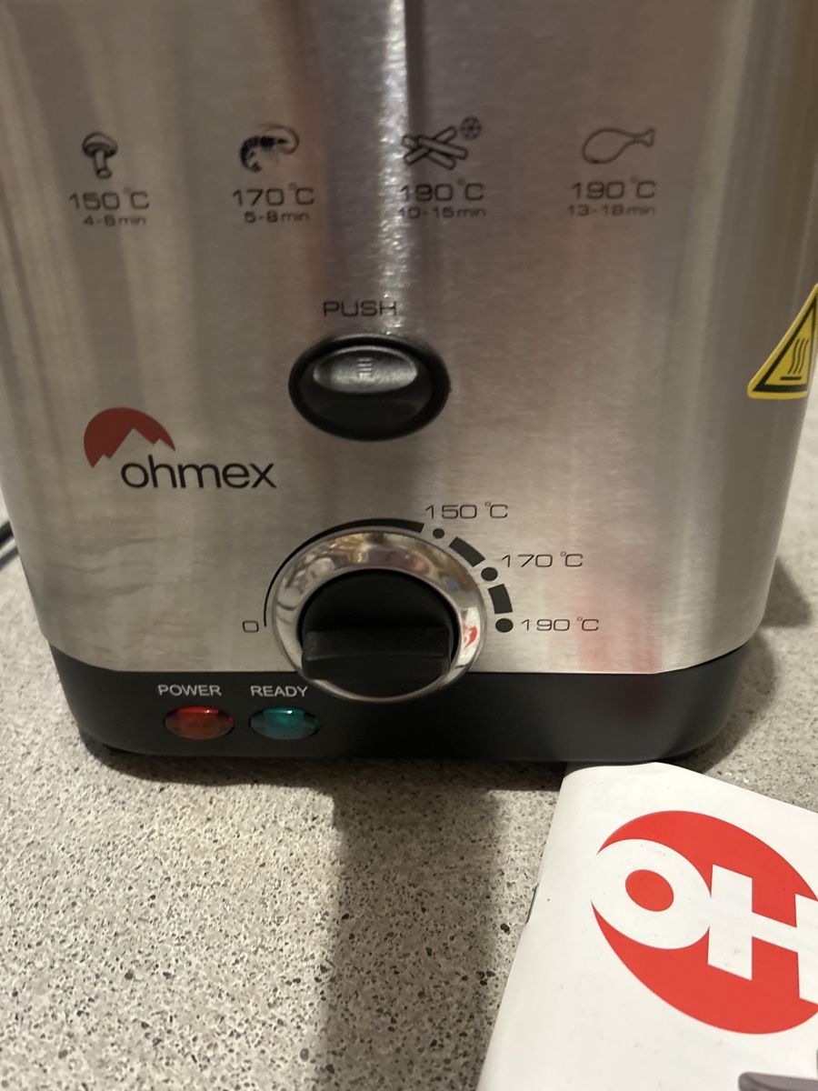 Ohmex Elettrodomestici da cucina: Fritteuse, wenig gebraucht, Top Zustand, Schnäppchen! – Usato da Siebnen venduto da schnell05 2