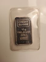 Credit Suisse Silberbarren 10g 999,0 FINE SILVER neu