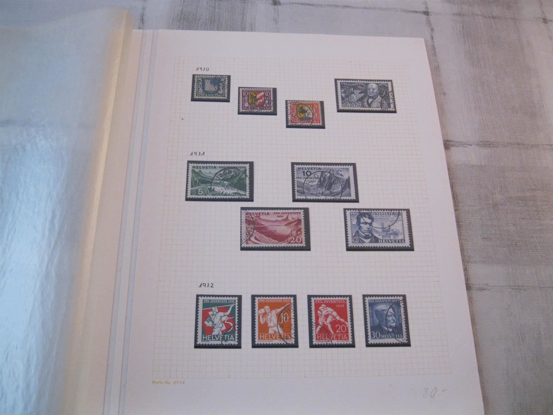 Alle Briefmarken: série 1930,1931,1932 – Gebraucht aus Delemont von toutdubon11