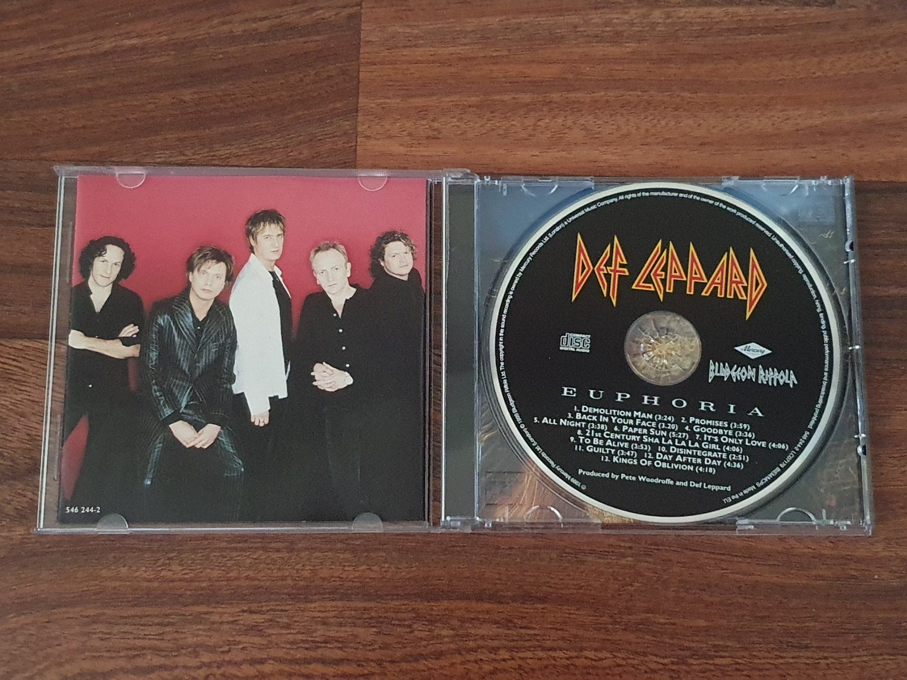 CD: Def Leppard - Euphoria - CD 1999 – Usato da Auenstein venduto da Trilos 2