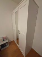 Kleiderschrank weiss 3 Türen mit Spiegel Gebraucht