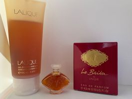 Lalique miniature et gel douche