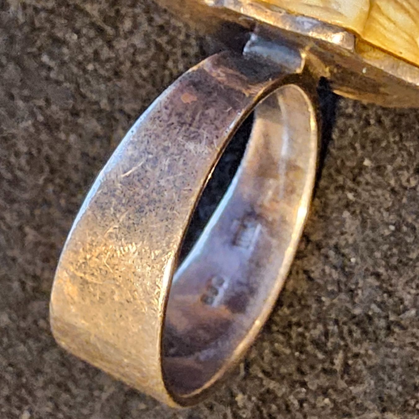 Anelli: Antiker exclusiver Silber Bein Ring China Grösse 59 – Usato da Zürich venduto da helsan 3