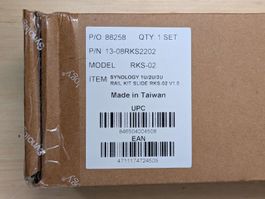 Synology Rail Kit RKS-02 1U 2U 3U neu    NP120CHF