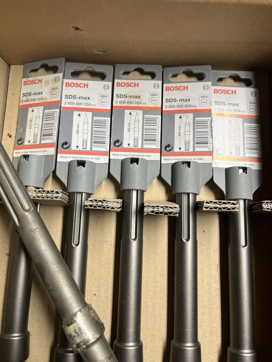 Bosch Tutti gli attrezzi: 6 Bosch SDS Max Bohrer – Nuovo e nell'imballaggio originale da Hochdorf venduto da ism_d5kz