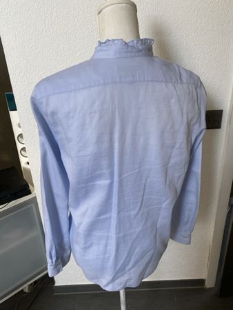 Marc O'Polo Damen Bluse hellblau Grösse 38 Baumwolle