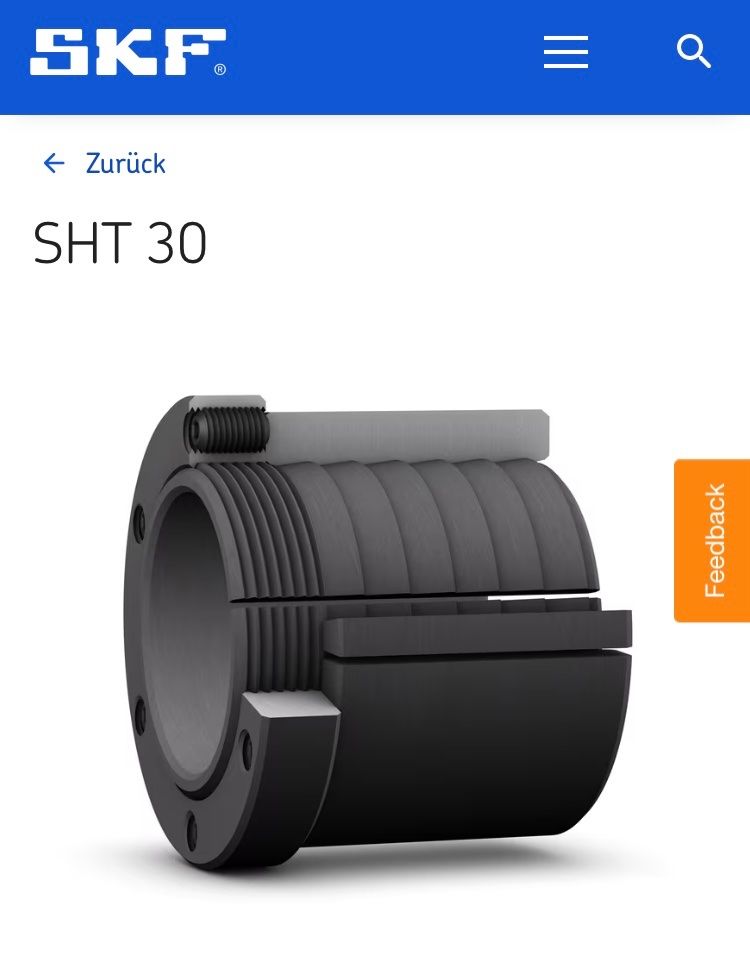 SKF Cuscinetti a sfere: SKF Gleitlagerbuchse SHT30 – Nuovo e nell'imballaggio originale da Schötz venduto da EMTEC02