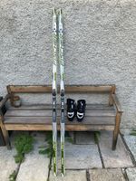Fischer Skating Langlaufski + passende Salomon Carbon Schuhe