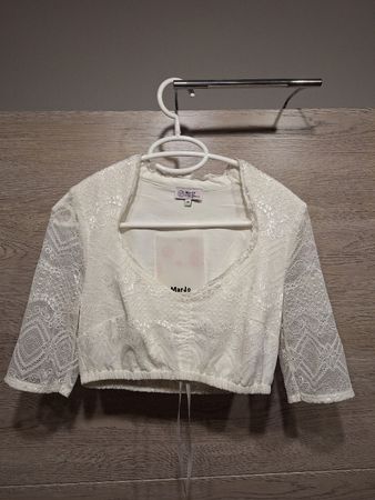 Dirndlbluse MarJo mit Spitze Grösse 36 