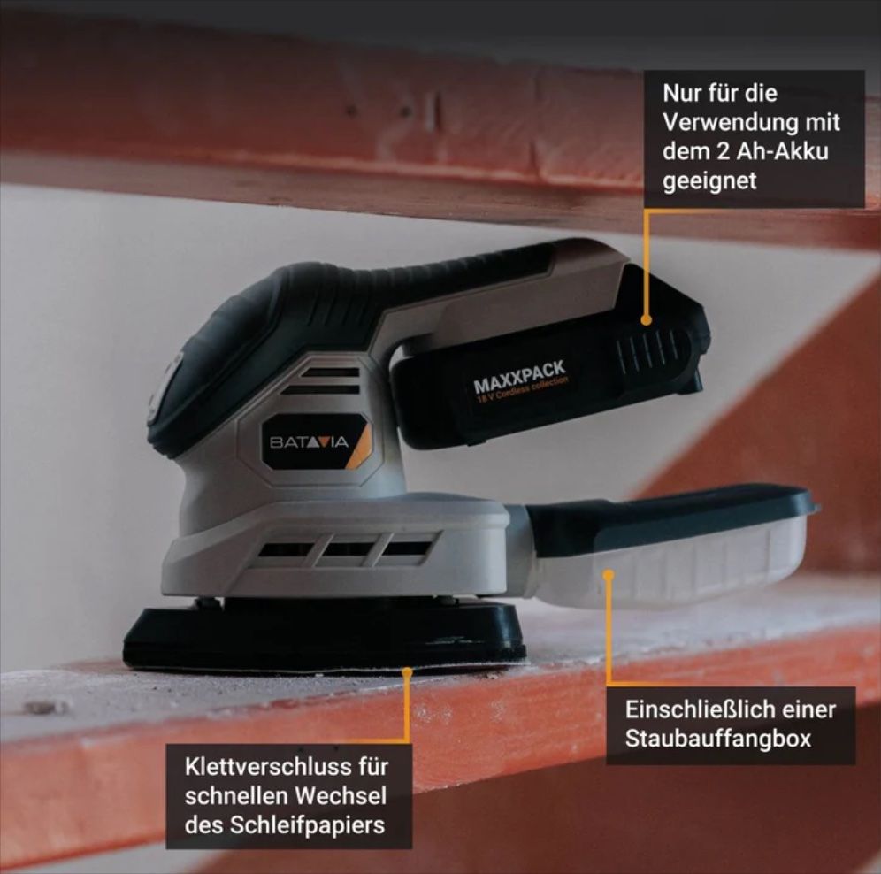 Smerigliatrici & Lucidatrici: Akku  Multischleifer 18 Volt – Nuovo e nell'imballaggio originale da Solothurn venduto da Bulldog 3