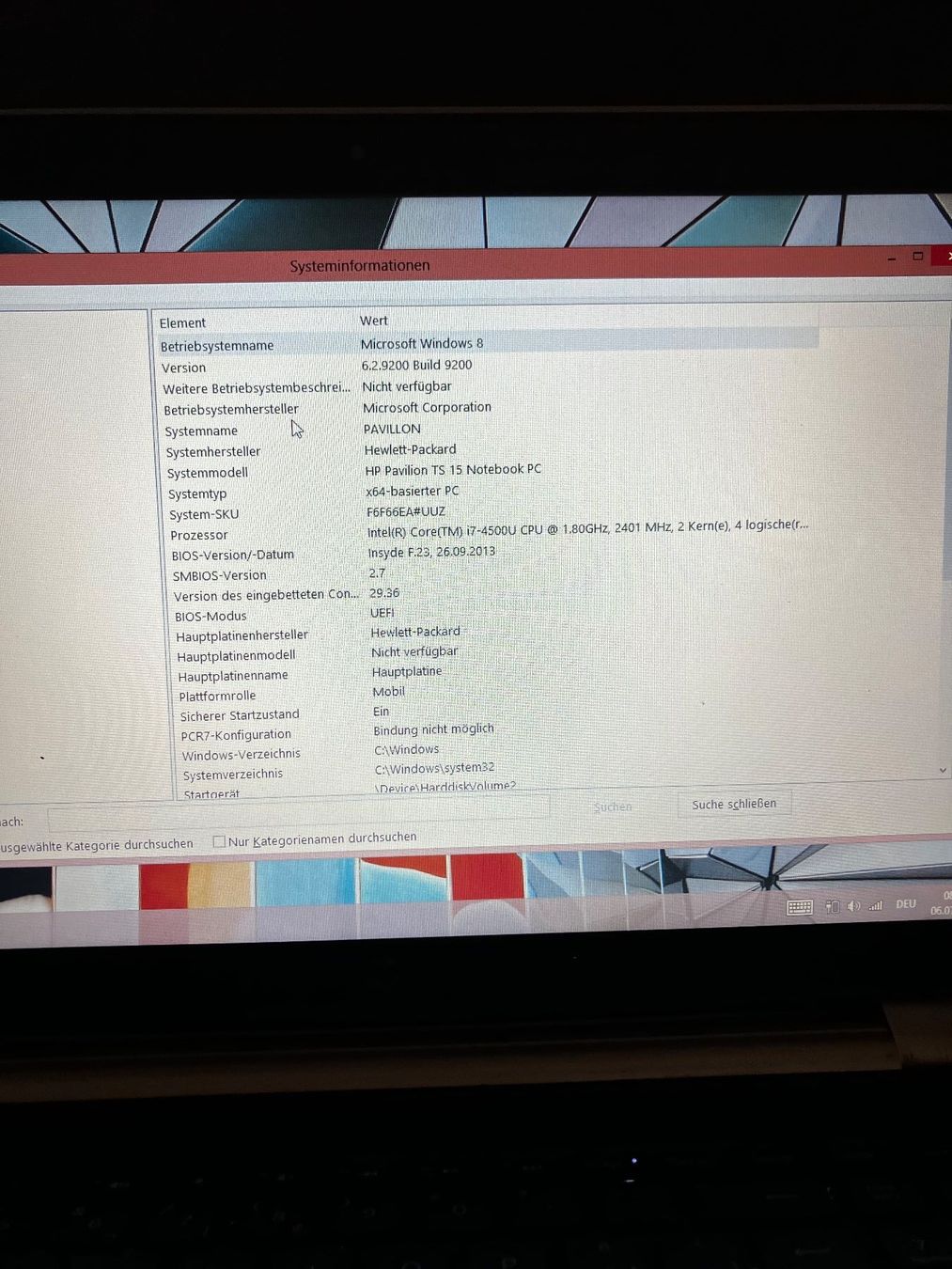 Hewlett Packard Notebook: HP Pavilion TS 15 – Intel Core i7, 8GB RAM, Touchscreen – Usato da St. Gallen venduto da sascha_faerber 7