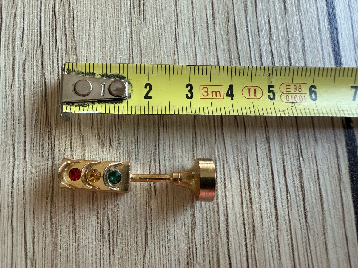 Tutte le decorazioni: Miniatur Ampel goldfarben ca. 3,5 cm – Usato da Wettingen venduto da Ni_la_lo 3