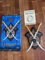 Herr der Ringe Legolas Fighting Knives mit Ständer und Box