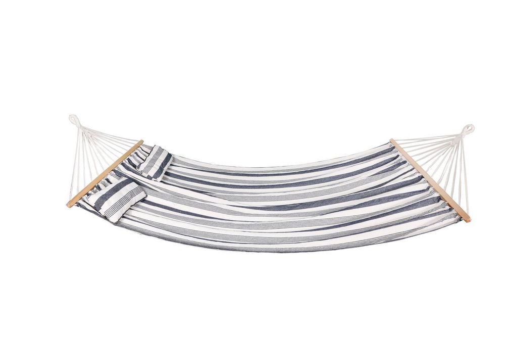 High Peak Hängematte Blau - Ultralight, Nur 350g, Inkl. Karabiner & Packtasche