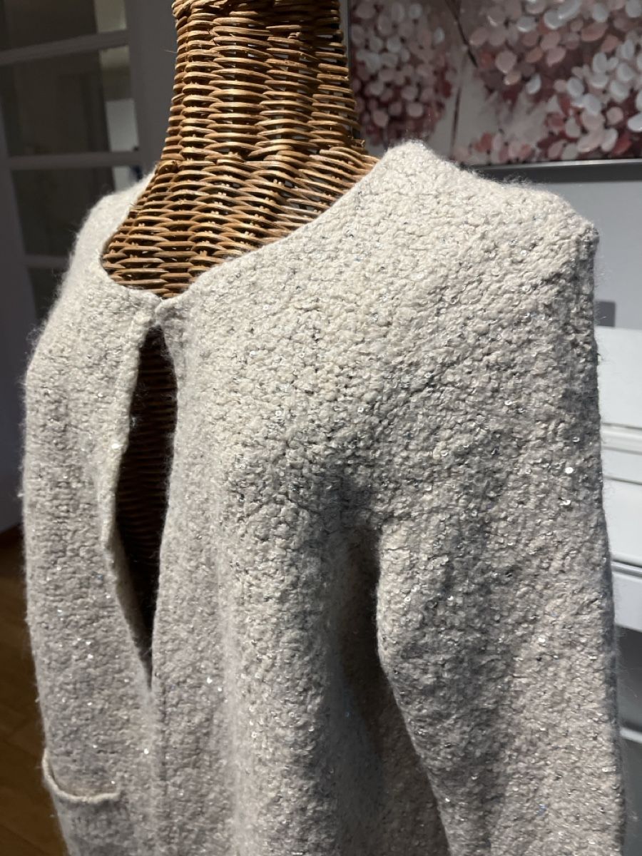 Monari Jacken: Wolljacke mit Pailletten, Monari, 42 – Gebraucht aus Solothurn von Bobesch08 1