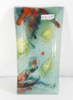 Vintage Geschmolzenem Glas Jerusalem Israel rar