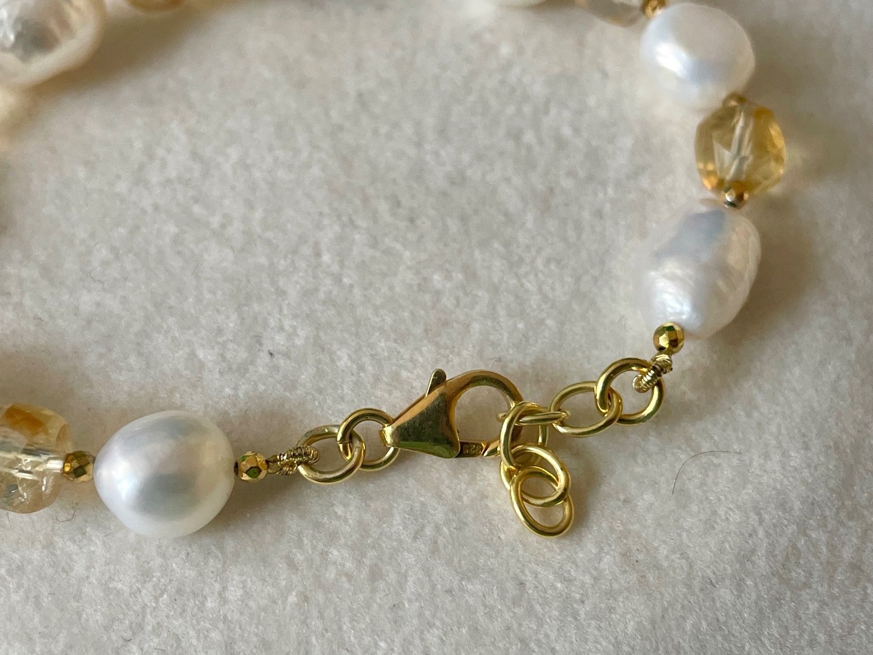 Bracciali & Braccialetti: Süsswasserperlen Rauchquarz Armaband Silber – Nuovo (secondo la descrizione) da Hittnau venduto da LuxAndMore 2