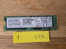 SSD NVMe M.2 1TB PCIe – Funktionsfähig. (1)