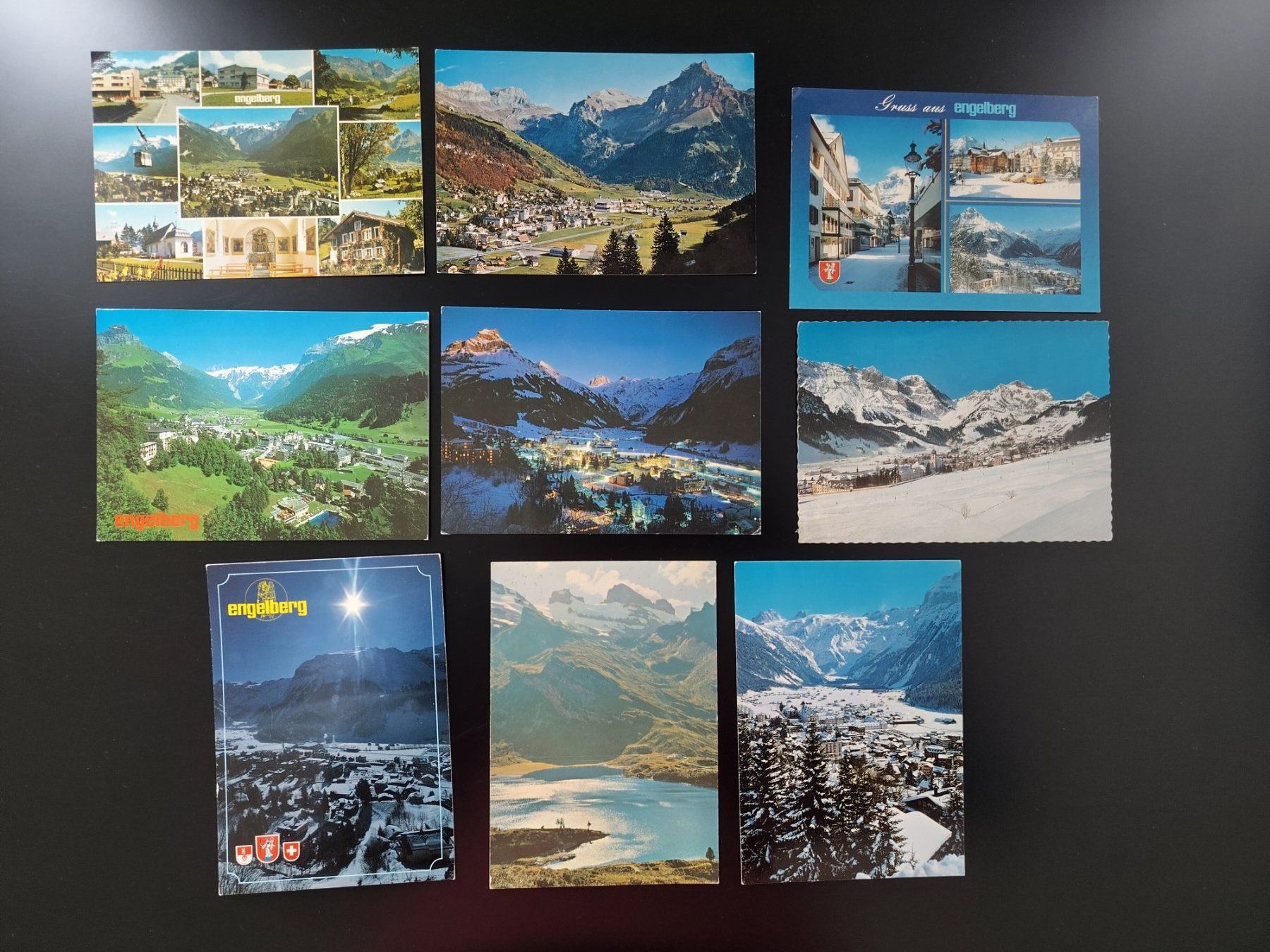 Cartoline postali: Engelberg: 9 alte Ansichtskarten, ab 1966 – Usato da Ohmstal venduto da Lebensfreude05