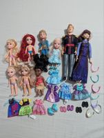 Bundle of Used Disney Dolls and Clothes
