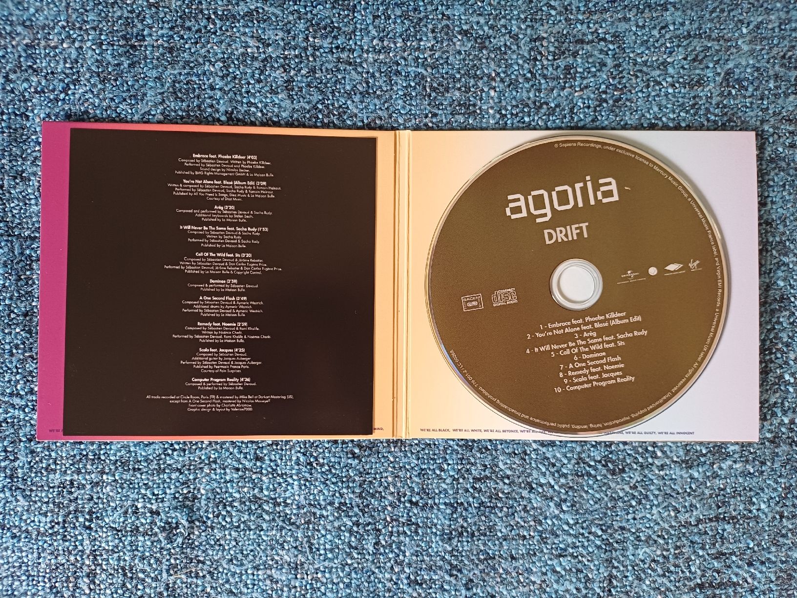 CD: Agoria "Drift" CD digi – Usato da Begnins venduto da Drastic-Sound 3