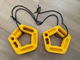 Fingertrainer Paar – Griffkraft / Klettern (gelb)