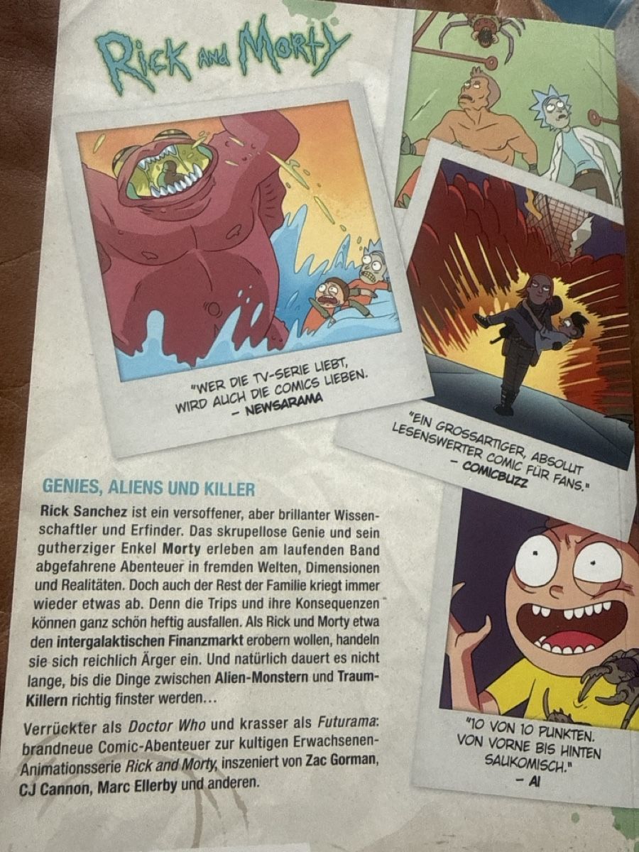 Libri: Rick and Morty Comic Band 1 - Super Geschenkidee! – Usato da Spreitenbach venduto da BIH2005 1