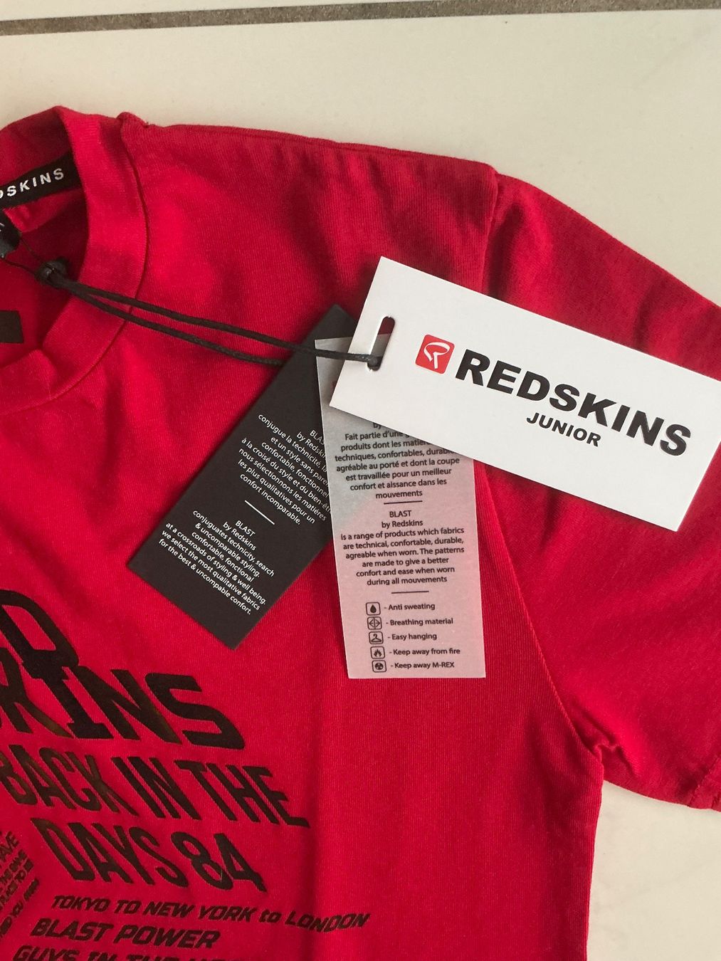 Camicie, T-shirt & Polo: T-Shirt Redskins Gr.14 ca.152 – Nuovo e nell'imballaggio originale da Biel-Benken BL venduto da Sahra1 1