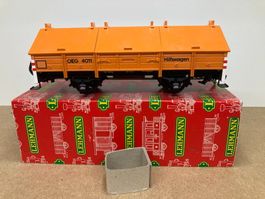 LGB Gartenbahn Spur G 4011 Klappdeckelwagen Hilfswagen OEG