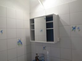 Spiegelschrank weiss mit Ablagen gebraucht guter Zustand