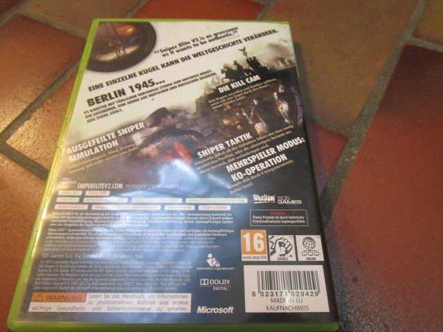 Spiele: Sniper Elite V2 XBOX 360 – Gebraucht aus Olten von Disc-Ausverkauf 2