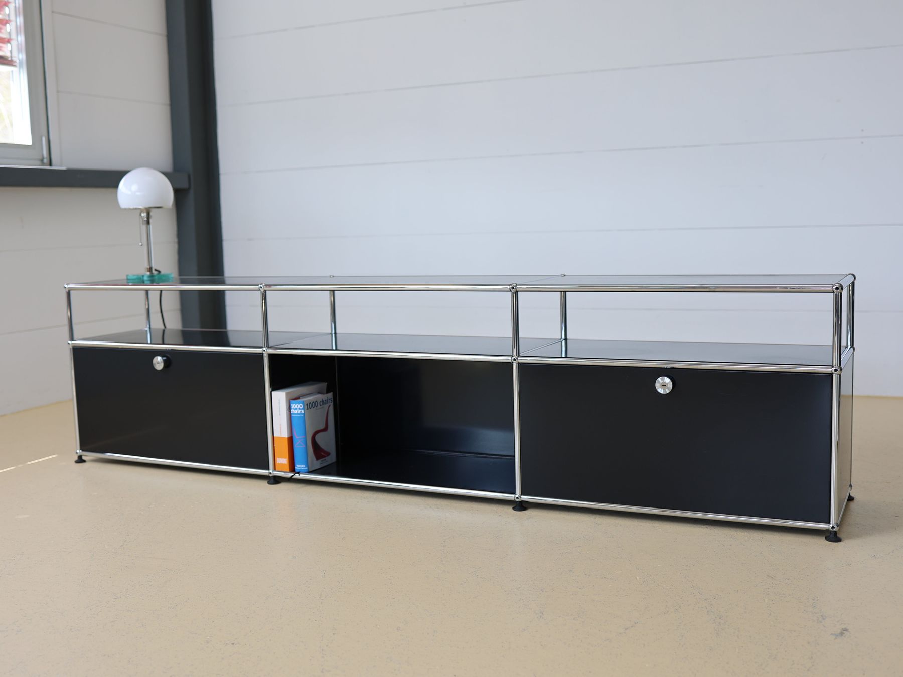 USM Commodes: USM Haller Lowboard | Graphitschwarz | Neuwertig – D'occasion à Meinisberg par atelier_TILIJA 4