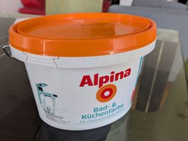 Alpina Bad & Küchenfarbe White Matt 1L - For Damp Rooms